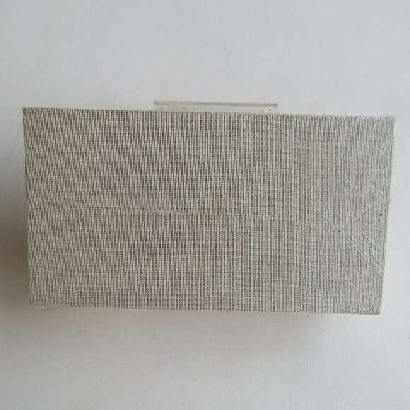 Floral Embellished Fabric Decorated Keepsake/Jewelry/Treasure /Organizer Box - Picture 7 of 9